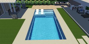 Leisure Fibreglass Swimming Pool